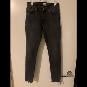 Hudson Jeans Natalie Midrise Ankle (Size 27, Gray)